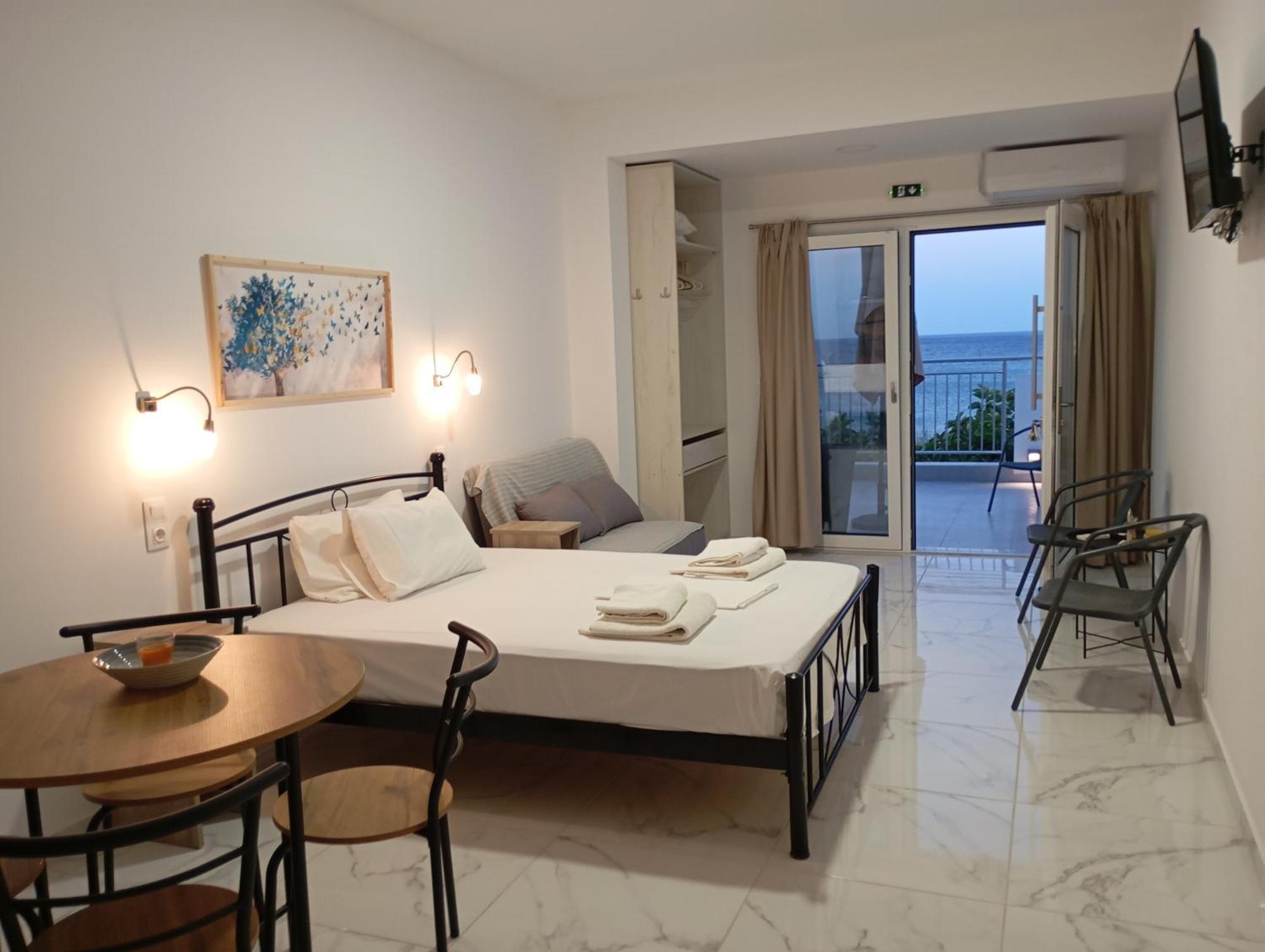Creta Sun Apartments Makriyialos Bagian luar foto